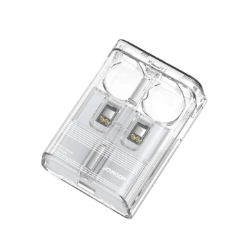Joyroom JR-TC1 IceLens Serie Bluetooth 5.3 LED TWS Kopfhörer – Weiß