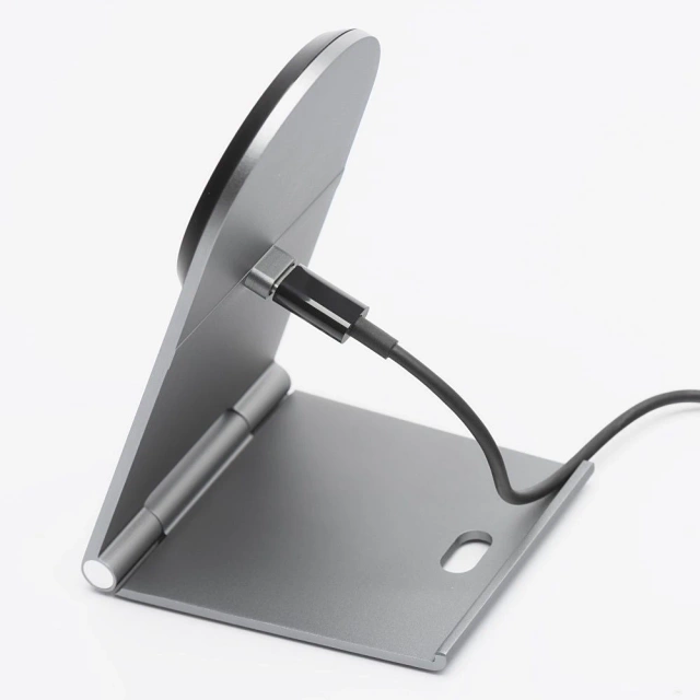 Ładowarka Indukcyjna Flip Charge Qi2 MagSafe 15W USB-C Aluminiowa