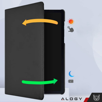 Hülle für Lenovo Tab M10 Plus 10.6 2022 3gen 3gen TB128XU TB125FU Hülle 360 ​​​​Drehbar Alogy Schwarz