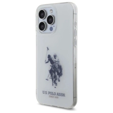 Etui do iPhone 15 Pro Max US Polo Shiny Big Logo Białe