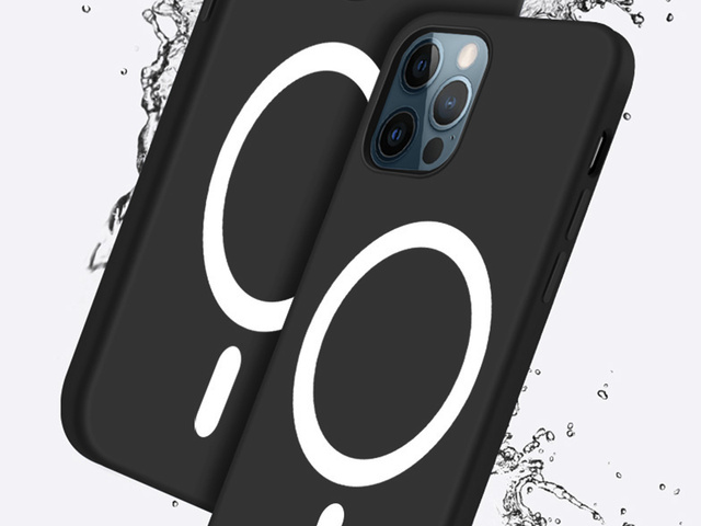 Etui do Mag Safe Alogy do ładowarek Qi do iPhone 12 Pro Max Czarne