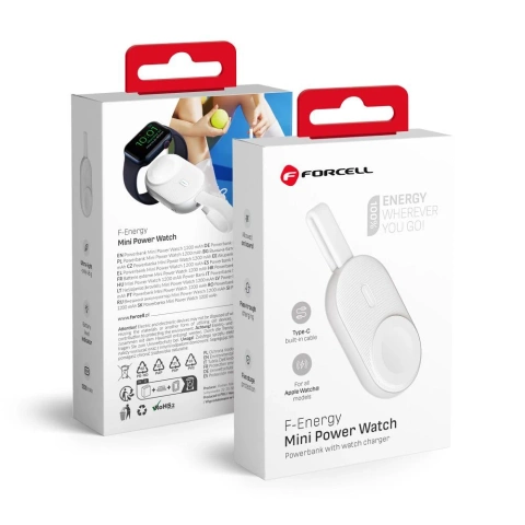 Powerbank do Apple Watch Forcell F-Energy Mini Watch 1200mAh USB-C 2,5W