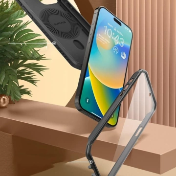 Supcase UB Pro Mag oder MagSafe Hülle für iPhone 15 Pro Schwarz