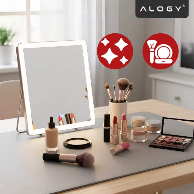 Podkładka na biurko 80×40 cm – antypoślizgowa mata ochronna z eleganckiej ekoskóry PU, pod mysz i klawiaturę, stylowa i trwała – Alogy WorkMat™ Szara