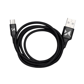 Wozinsky Kabel USB - microUSB 2.4A 1m schwarz (WUC-M1B)