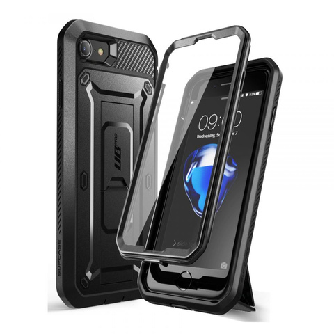 Etui Supcase Unicorn Beetle Pro für Apple iPhone 7 / 8 / SE 2020 / 2022 Schwarz