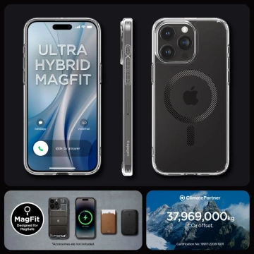 Etui Spigen Ultra Hybrid Mag MagSafe für iPhone 15 Pro Max Carbon Fiber