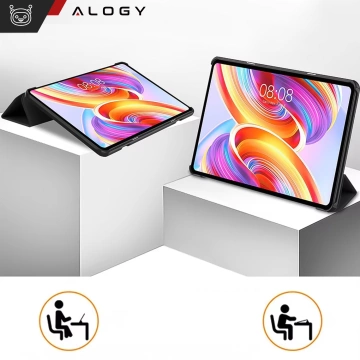 Tablet-Hülle für Lenovo Tab M10 3gen 3 GEN 10.1 2022 TB328FU TB328XU Gehäuse Case Alogy Book Cover Grau