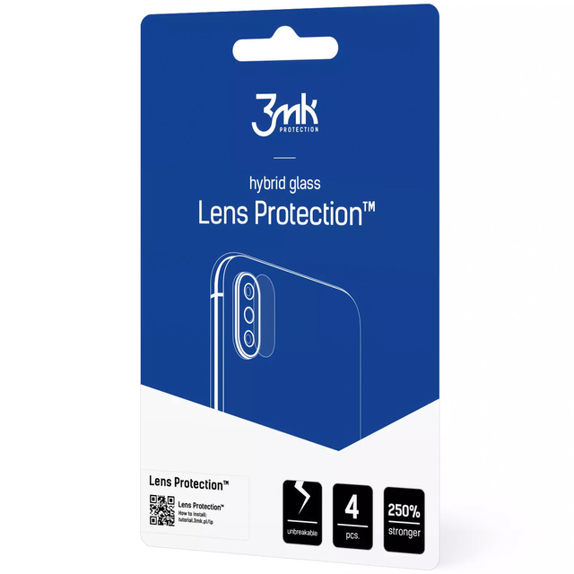 Szkło hybrydowe na aparat Xiaomi Poco X6 Pro 5G osłona na obiektyw 3mk Lens Protection 4x zestaw