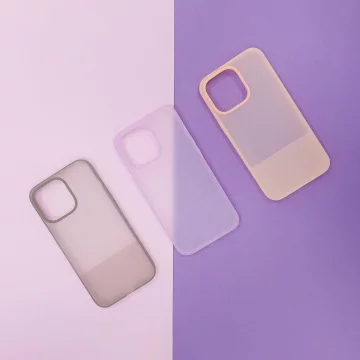 Kingxbar Plain Series etui pokrowiec do iPhone 13 Pro silikonowa obudowa szary