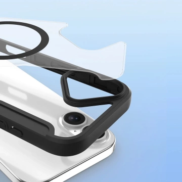 Etui do iPhone 17 Dux Ducis Skin X Pro Portfel MagSafe Czarny