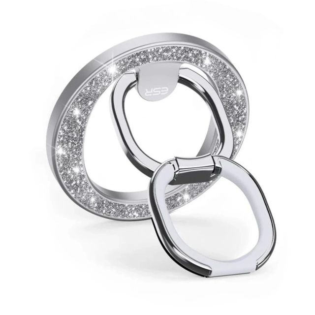 Uchwyt magnetyczny ESR HaloLock Magnetic MagSafe Ring Stand na telefon palec Rhinestone