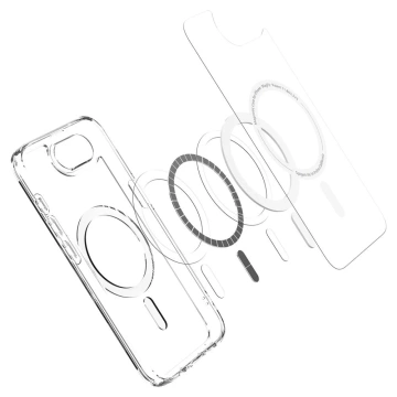 Etui Spigen Ultra Hybrid Mag MagSafe für iPhone 16E Weiß