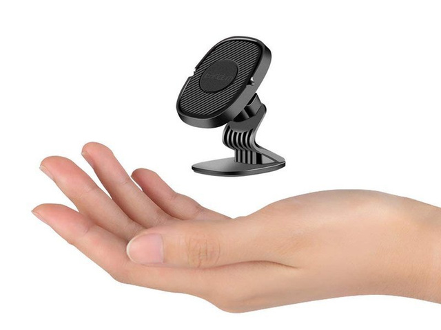 Magnetyczny uchwyt samochodowy Earldom 360 na kokpit EH70 Czarny