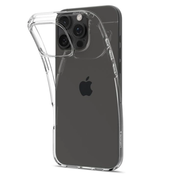 Hülle für iPhone 16 Pro Spigen Liquid Crystal Schutzhülle für das Crystal Clear-Telefon