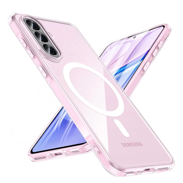 Etui do Samsung Galaxy A56 / A36 5G obudowa ochronna na telefon Alogy HybridMag™️ Case do MagSafe Przezroczyste + Szkło hartowane