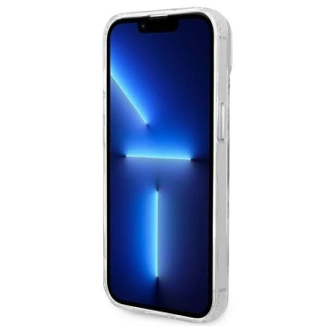 Etui Guess GUHMP14MHTRMS do Apple iPhone 14 Plus 6,7" srebrny/silver hard case Metal Outline Magsafe