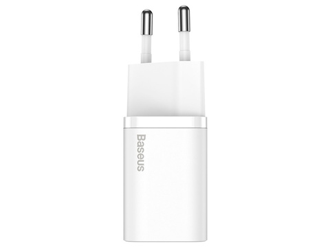 Baseus USB-C PD 25W Wandladekabel für USB-C Weiß