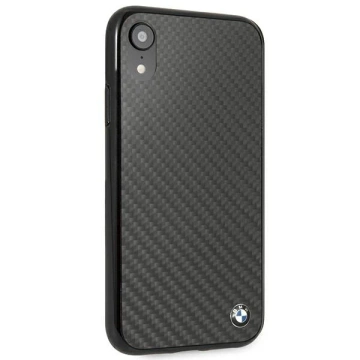 BMW BMHCI61MBC Handyschutzhülle für Apple iPhone Xr schwarz/schwarz Signature-Carbon