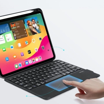 Schutzhülle mit Bluetooth-Tastatur für iPad Pro 11 (2024) DUX DUCIS DK Schwarz