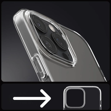 Etui do iPhone 16 Pro  Max Spigen Liquid Crystal obudowa ochronna na telefon Crystal Clear