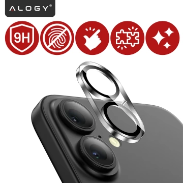 2x Kameralinsenglas für Apple iPhone 16 Pro / 16 Pro Max Alogy Lens Protector Pro Transparent
