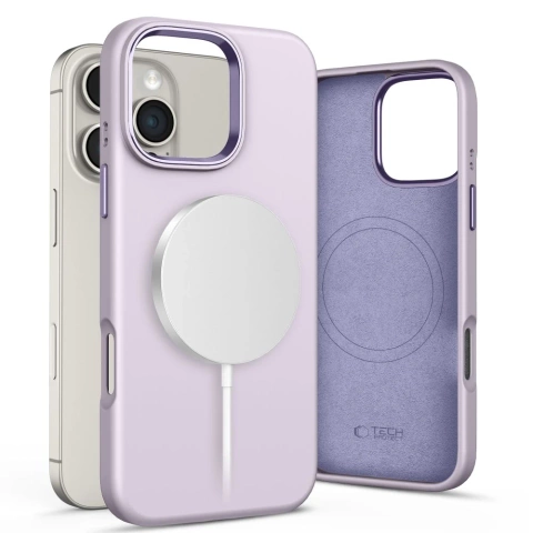 Etui Tech-Protect Silikon Pure MagSafe iPhone 16 Pro Max Mauve