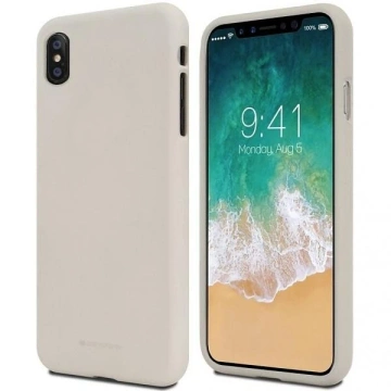 Mercury Soft Handyhülle für Apple iPhone 11 Pro Max beige / beiger Stein