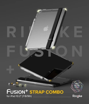 Ringke Fusion Case Cover mit Gelrahmen für iPad 10.2 '' 2021/2020/2019 transparent (fps586r41)