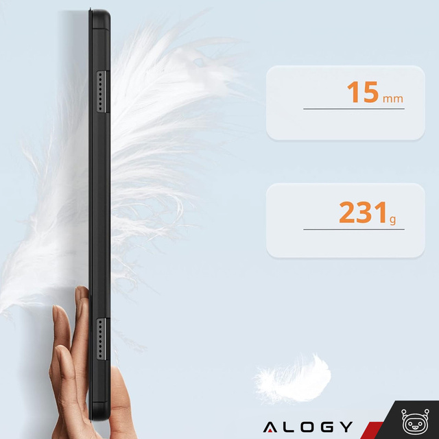 Etui na tablet Lenovo Tab M10 3gen 3 GEN 10.1 2022 TB328FU TB328XU obudowa Case Alogy Book Cover Czarne
