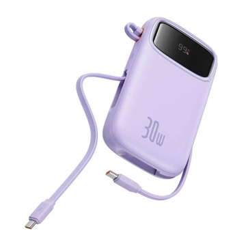 Powerbank Baseus QPow 2 20000 mAh 30 W 2xUSB-C Lila