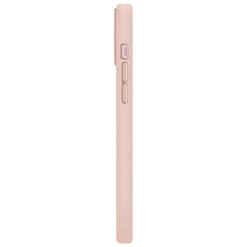 Etui do iPhone 15 UNIQ Lino Hue MagSafe Różowe