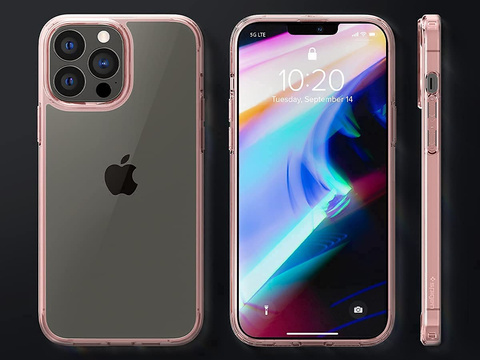 Etui Obudowa Hülle Spigen Ultra Hybrid für Apple iPhone 13 Pro Max Mitternachtsgrün