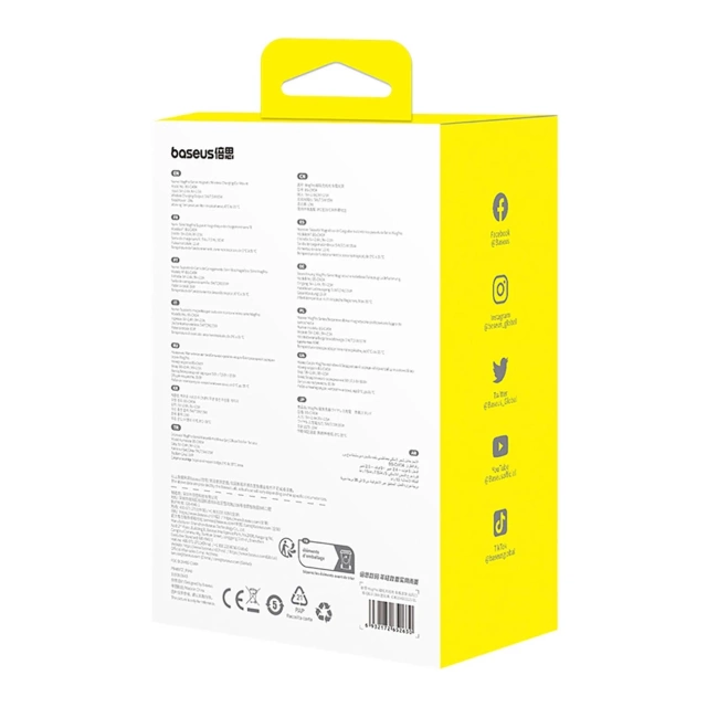 Uchwyt Baseus MagPro samochodowy z ładowarką indukcyjną Qi2.0 15W na kratkę nawiewu - Czarny