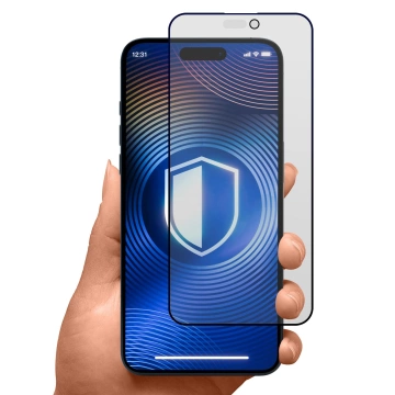 Mattes gehärtetes Glas für Apple iPhone 15 Pro Max – 3mk Hardglass Matt Max Privacy