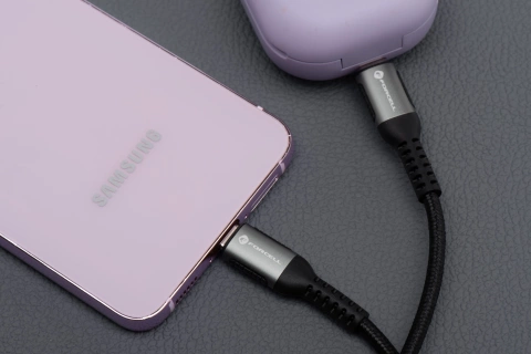 USB-C-auf-USB-C-Kabel Forcell 240 W 5 A QC 4.0 PD Nylon 3 m Laptop Turbo