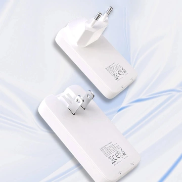 Dudao A65Q 65W GaN Wandladegerät USB-C/USB-A PD EU/US – Weiß