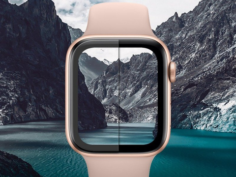 Folia antybakteryjna x3 Ringke Easy Flex für Apple Watch 4/5/6/SE 44mm