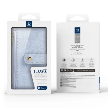 Samsung Galaxy S25 Dux Ducis Lava Lederhülle Blau