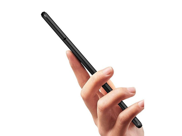 Etui magnetyczne szklane Dr.Fit dwustronne do Huawei P40 Czarne