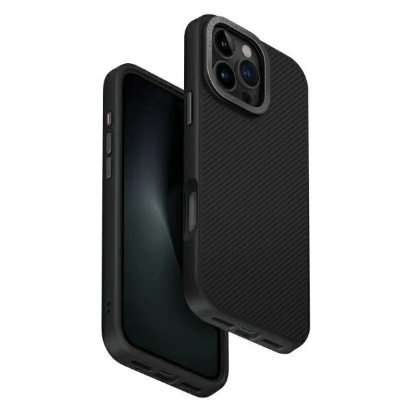Etui do iPhone 16 Pro Max UNIQ Keva MagSafe Czarne