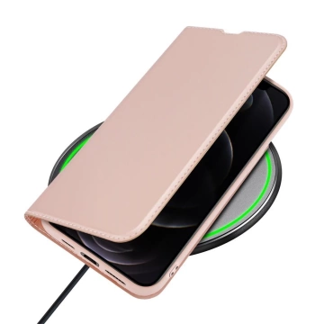 Dux Ducis Skin Pro Holster Cover Flip Cover für iPhone 13 Pro Max rosa