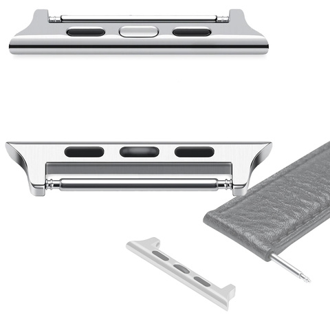 Alogy Armbandverschlussadapter für Apple Watch 38/40 / 41mm Silber