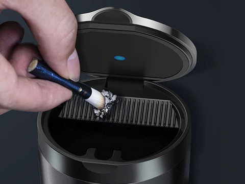 Baseus Autoaschenbecher mit LED Schwarz