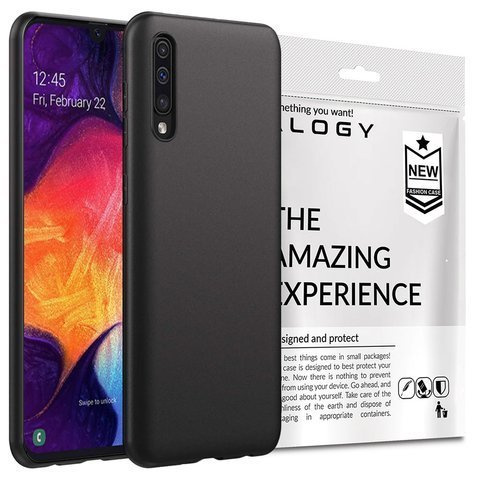 Alogy Slim Silikonhülle für Samsung Galaxy A30S/A50/A50S Schwarz