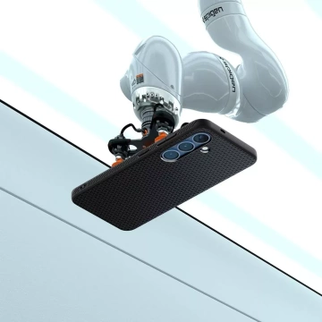 Samsung Galaxy S25 Hülle Schutzhülle Spigen Liquid Air Matt Schwarz