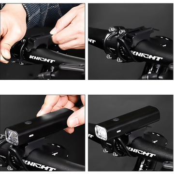 Fahrradlicht vorne, LED-Front-Fahrradlicht, Beleuchtung, wasserdicht, wiederaufladbar, Fahrradlicht