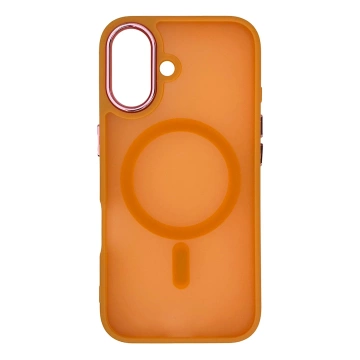 Etui Wozinsky MagSafe do Samsung Galaxy S25 Magnetic Case Pomarańczowe