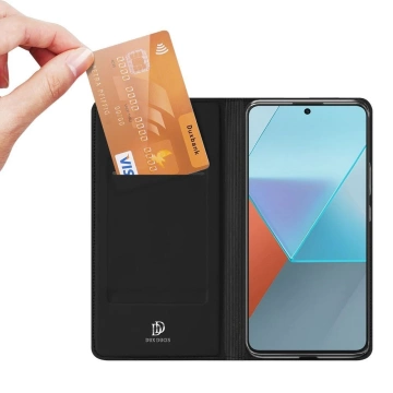 Dux Ducis Skin Pro Holsterhülle für Xiaomi Redmi Note 13 Pro Plus 5G Schwarz