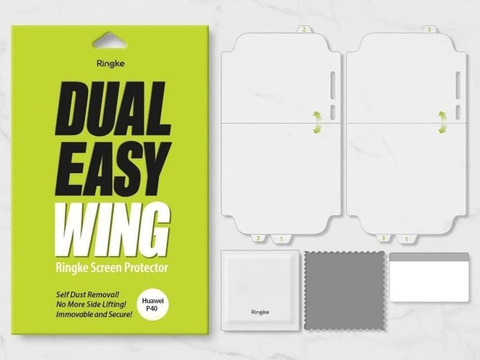 2x Folia Hydrożelowa Ringke Dual Easy Folie für Huawei P40
